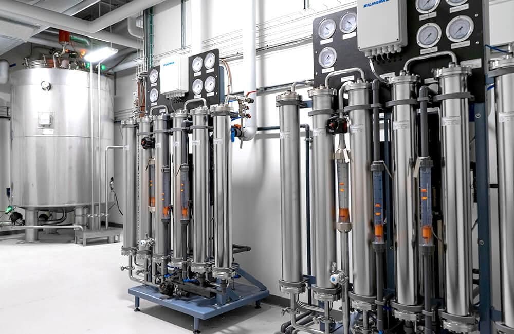 Reverse osmosis units in modular design